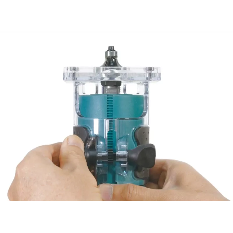 Fresadora de tupia sem escovas Makita DRT52Z 18V LXT 6 mm (1/4 inch) - máquina base