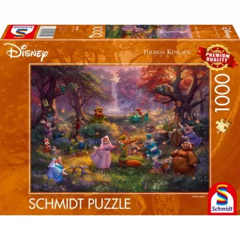 Thomas Kinkade Studios: Disney - Robin Hood, puzzle 1000 peças