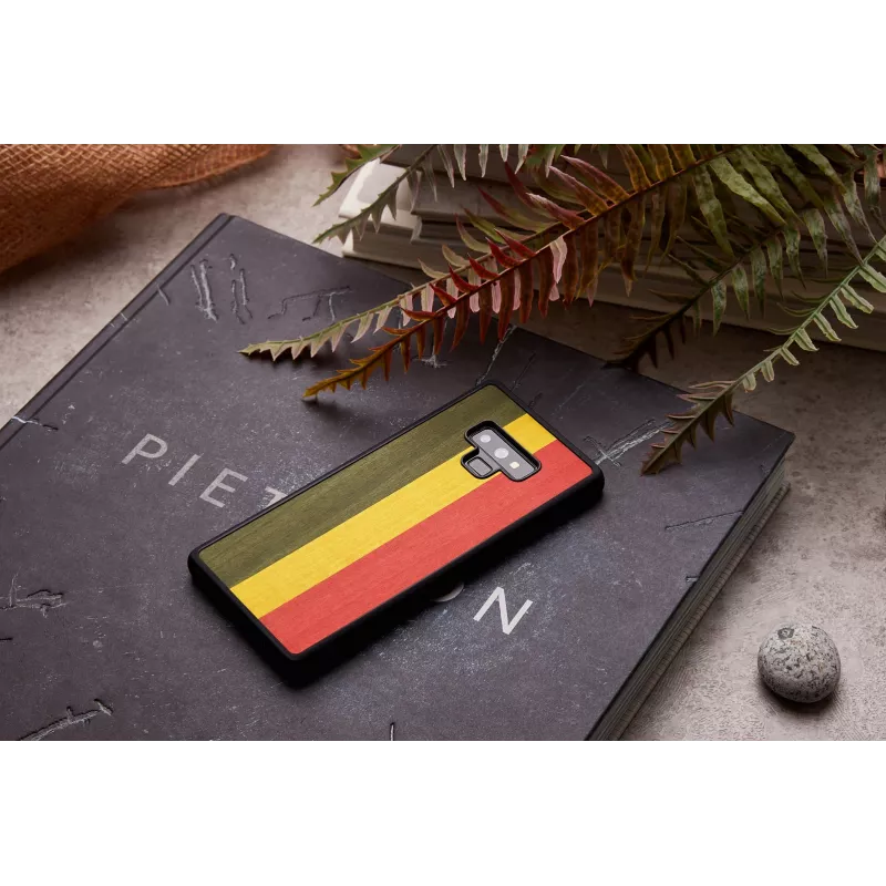 Capa para smartphone Man and Wood para Samsung Galaxy Note 9 — Reggae preto capa protetora