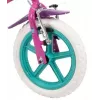 Bicicleta infantil HUFFY GABBI 12 polegadas, rosa, travão de contrapedal, rodas de apoio, pneus de espuma