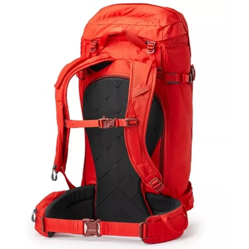 Mochila de caminhada Gregory Targhee S/M 45 l vermelho