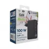 Carregador Gembird TA-UC-PDQC100LCD-01-BK para dispositivos móveis, portátil, smartphone, preto, carregamento rápido AC, interior