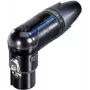 Conector de fio Neutrik NC10FRX-14-B XLR preto (NC10FRX-14-B)