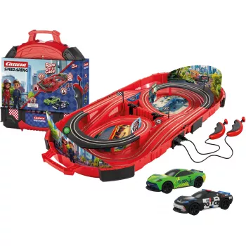 Pista de carros CARRERA Speed Arena Police Chase – conjunto de jogo de slotcars