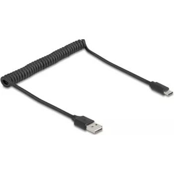 Cabo USB DeLOCK 90133 USB 2.0 0,8 m preto