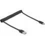 Cabo USB DeLOCK 90133 USB 2.0 0,8 m preto