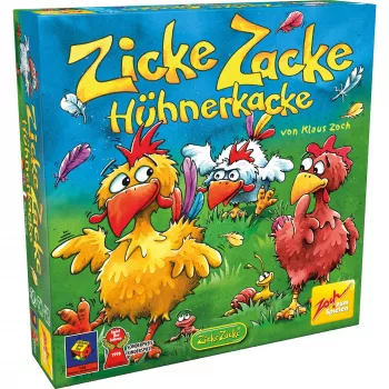 Zicke Zacke Chicken Cha Cha Cha, Jogo de Tabuleiro Infantil do Ano 1998