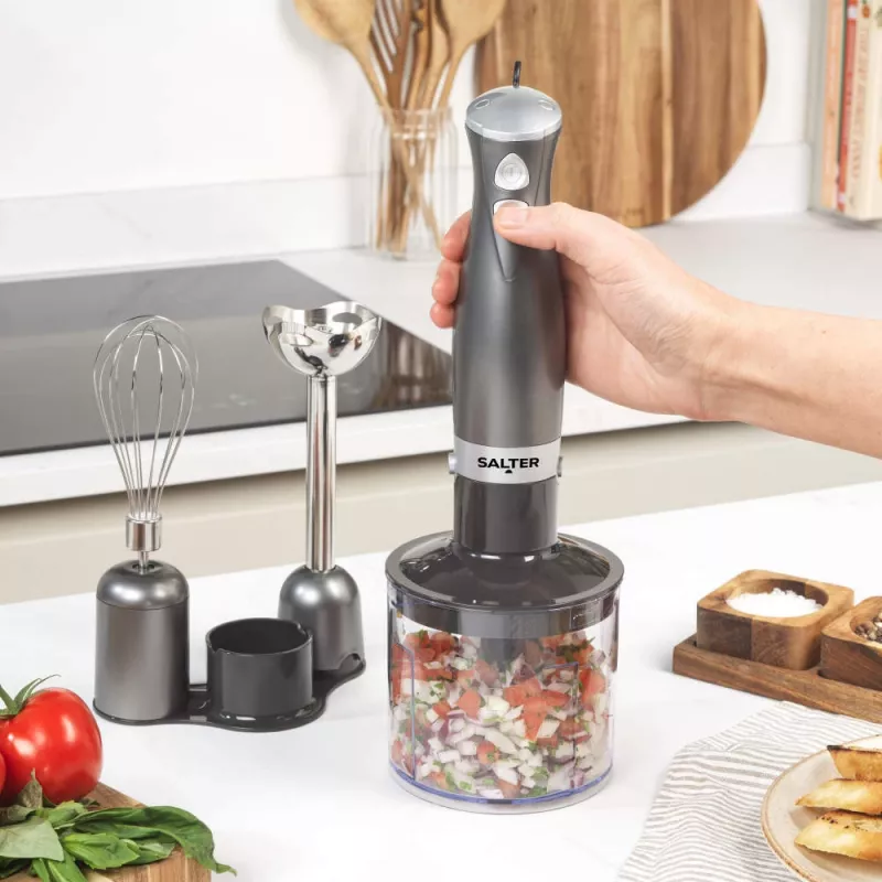 Salter EK2827GUNMETALFVDE Cosmos conjunto de liquidificadora 3 em 1