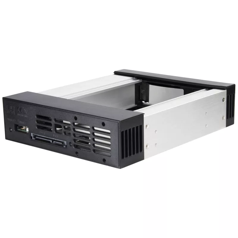 SilverStone FS301 - 13,3 cm (5,25 polegadas) - Suporte para unidade de armazenamento - 3.5 polegadas - SATA - Serial Attached SCSI (SAS) - SAS - SATA - 3.5