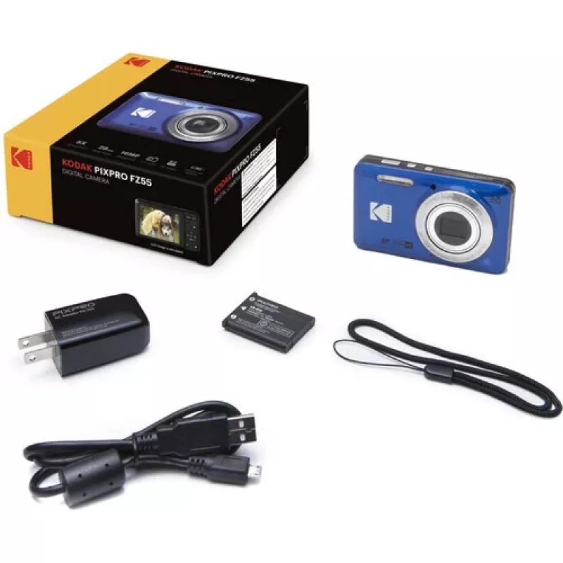 Câmara compacta Kodak PIXPRO FZ55 1/2,3 16 MP CMOS 4608 x 3456 píxeis azul (FZ55BL)