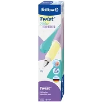 Caneta de tinta permanente Pelikan Twist M Color Blocking claro (300010111)