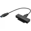Placa de interface Unitek Y-1039, cabo USB incluído, 5 Gbit/s, preto, Plug-and-Play