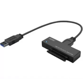 Placa de interface Unitek Y-1039, cabo USB incluído, 5 Gbit/s, preto, Plug-and-Play