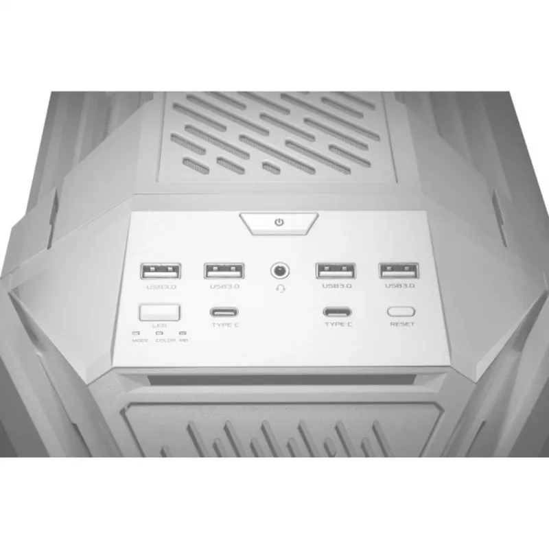 ASUS ROG GR701 Hyperion White, PC, Branco, ATX, EATX, micro ATX, Mini-ITX, Alumínio, Multi, Frontal