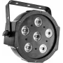 Luz de efeito LED EUROLITE SLS-6 com 6 LEDs, projetor compacto de palco/efeitos