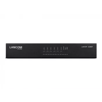 LANCOM 2100EF – Gateway SD-WAN – com fibra ótica e Ethernet – 1GbE, 2.5GbE – 1U – gerido na cloud – instalação em secretária/rack (61109)