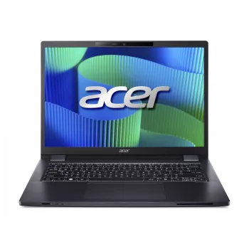 Acer | TravelMate TMP414-53-G2-TCO-585Q | Azul ardósia | 14 polegadas | WUXGA | 1920 x 1200 píxeis | Intel Core 5 | 120U | 16 GB | DDR5 | Unidade de estado sólido 256 GB | Intel Iris Xe