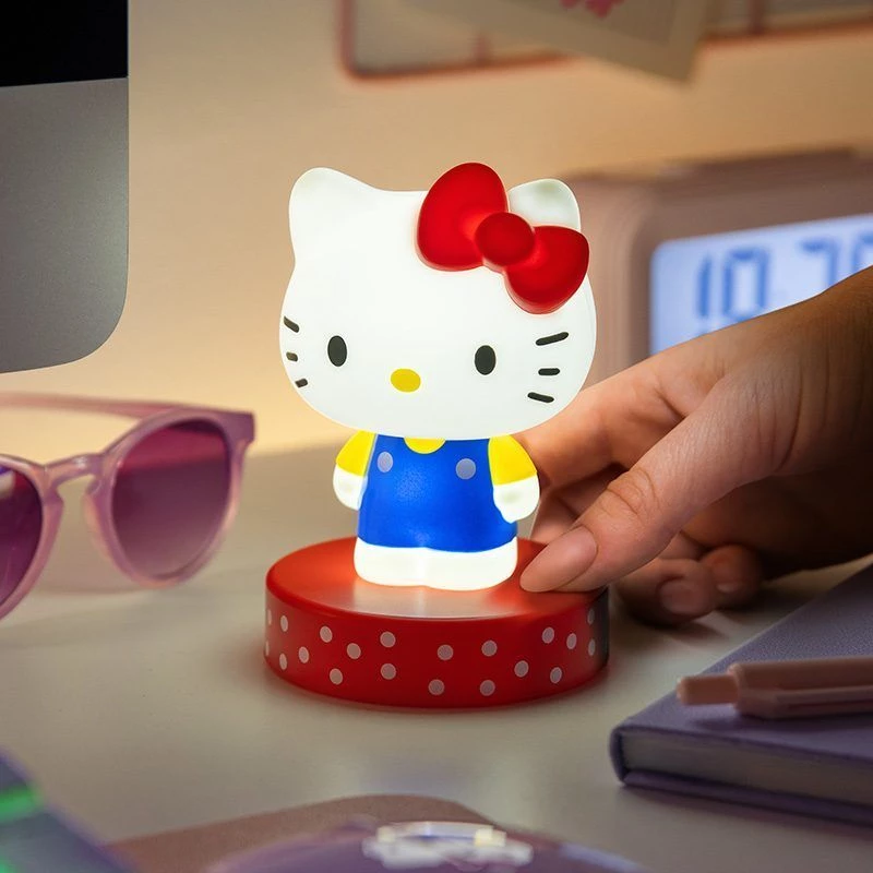 Candeeiro de mesa Paladone Hello Kitty Icon Light — candeeiro LED decorativo, candeeiro de cabeceira compacto