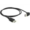 Cabo USB DeLOCK 1 m USB 2.0-A para USB 2.0-A preto