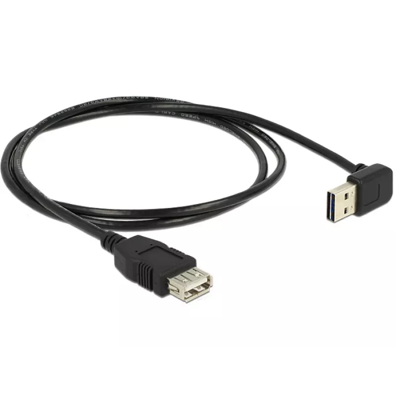 Cabo USB DeLOCK 1 m USB 2.0-A para USB 2.0-A preto