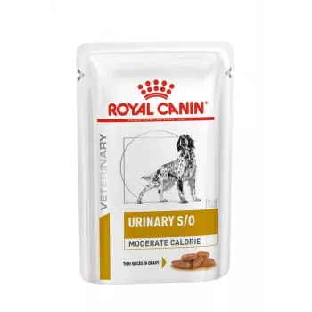 Comida húmida para cães Royal Canin Urinary S/O Moderate Calorie saqueta 12 x 100 g, adultos, 80% humidade, 8% proteína