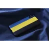 Capa para smartphone man and wood para iPhone X/XS – dandy azul preto, concha rígida protetora