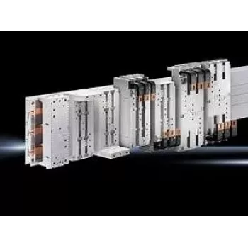Adaptador de componentes Rittal SV para armário de interruptores de vácuo 690 V, RAL 7035