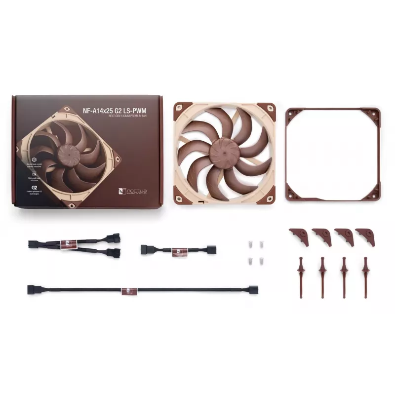 Ventoinha de caixa Noctua NF-A14X25 G2 LS-PWM 140mm
