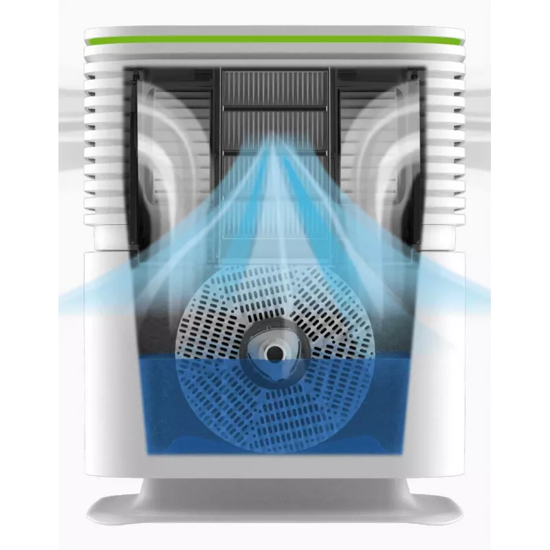 Purificador de ar VENTA AW730 Hybrid AeroStyle Compact branco — VENTA AW730CW humidificador e purificador de ar, unidade híbrida compacta