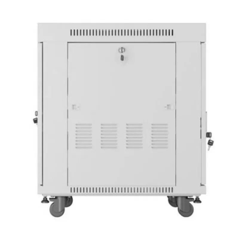 Armário rack independente LANBERG FF01-6815-12SL 15U, 600×800×922 mm, 1200 kg, IP20, cinzento