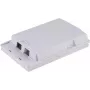 Caixa de distribuição de fibra ótica ShiverPeaks 07-65000 — 2 portas, ABS branco