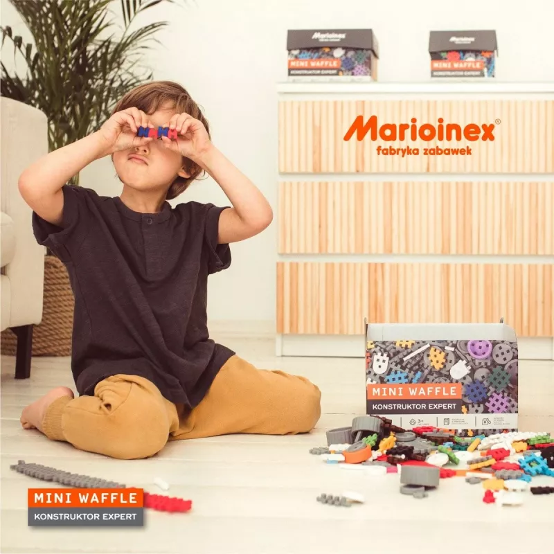 Marioinex Mini Waffle blocos de construção Constructor Expert, 501 peças