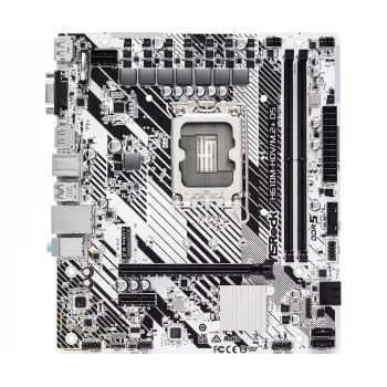 Placa-mãe ASRock H610M-HDV/M.2+ D5 — Intel H610, LGA 1700, microATX, 2× DDR5 DIMM, M.2, HDMI 2.1, DP 1.4