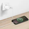 Adaptador de tomada USB duplo 65W, 2xUSB-C, branco