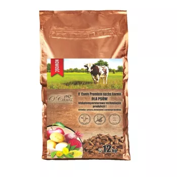O'CANIS Premium vaca com milho, batatas e beterraba vermelha - alimento seco para cães - 12kg