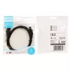 Cabo USB AM-AM 1.8 preto