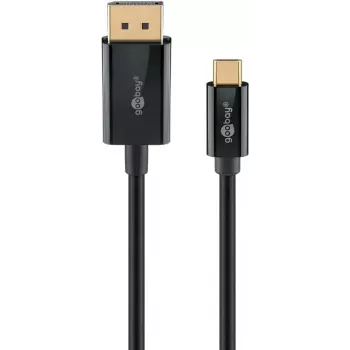 Cabo Goobay USB-C para DisplayPort 4K a 60 Hz 3 m preto - -macho> (75706)