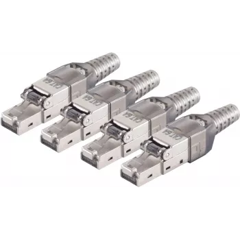 Ficha de cabo RJ-45 ShiverPeaks BS08-51001-4 cinzento