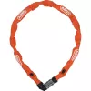 ABUS 1200/110 Web 57657 cadeado de corrente, aço endurecido, combinação de 3 dígitos, 1100 mm, laranja