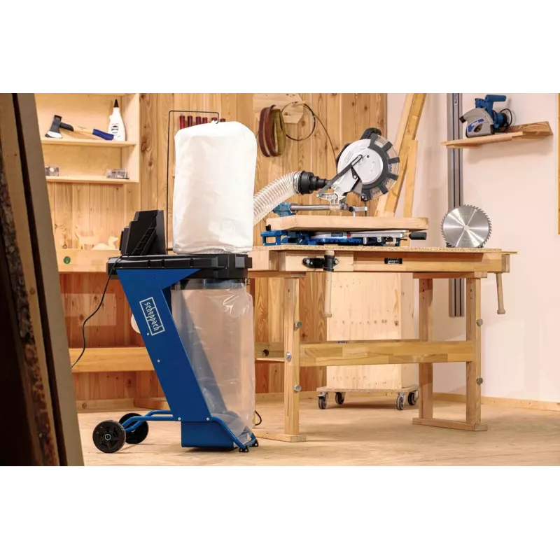 Scheppach DC500 aspirador de aparas SCH5906307901, 75 l, 550 W, 230 V, branco