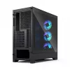 Caixa de PC Midi-Tower Fractal Design Pop 2 Air preto Solid — suporte ATX, 3 ventoinhas frontais de 120 mm, baías para unidades de 2,5/3,5