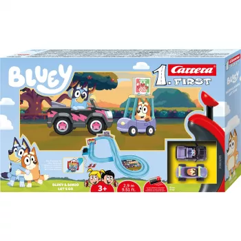 Piscina insuflável infantil CARRERA Bluey & Bingo Let's Go 2,9 m