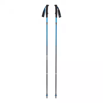 Bastão de trekking Black Diamond Distance Carbon Z-Pole, haste em carbono, dobragem Z, 296 g, 44–130 cm