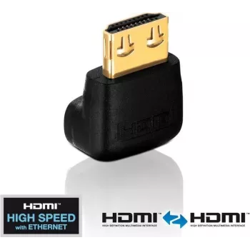 PureLink PureInstall PI035 - HDMI - HDMI - macho/fêmea - dourado - preto - 4096 x 2160 píxeis (PI035)