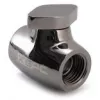Válvula de esfera XSPC G1/4, corpo em latão com acabamento preto cromado, modelo WASC-504