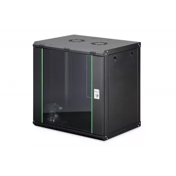Armário para montagem na parede DIGITUS Dynamic-N 12U, 600x450 mm (LxP), IP20, fechadura com chave, desmontado