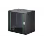 Armário para montagem na parede DIGITUS Dynamic-N 12U, 600x450 mm (LxP), IP20, fechadura com chave, desmontado