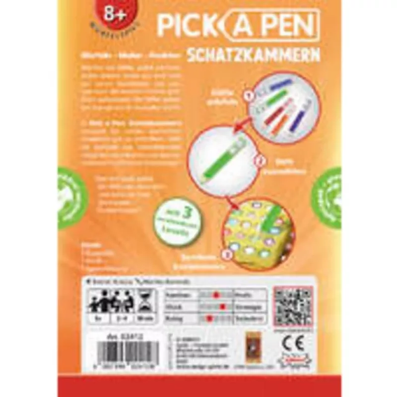 Pick a Pen: Schatzkammern, jogo de puzzle