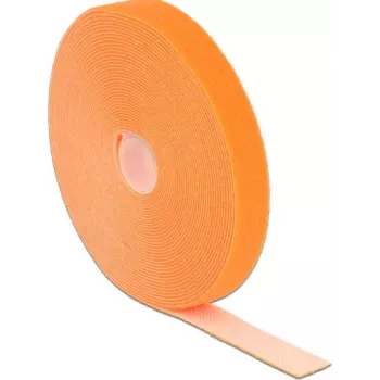 Fita adesiva de velcro DeLOCK 18748 laranja 20 mm 10 m