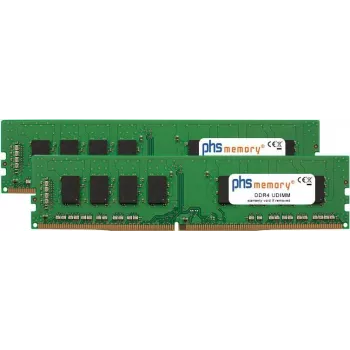PHS-memory 32GB (2x16GB) Kit memória RAM para Gigabyte GA-X150M-PRO ECC (rev. 1.0) DDR4 UDIMM 2133MHz (SP152379)